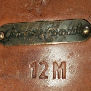 Mezlan Leather and Crocodile - Black and Brown Men's Dress Shoe - Size 12M